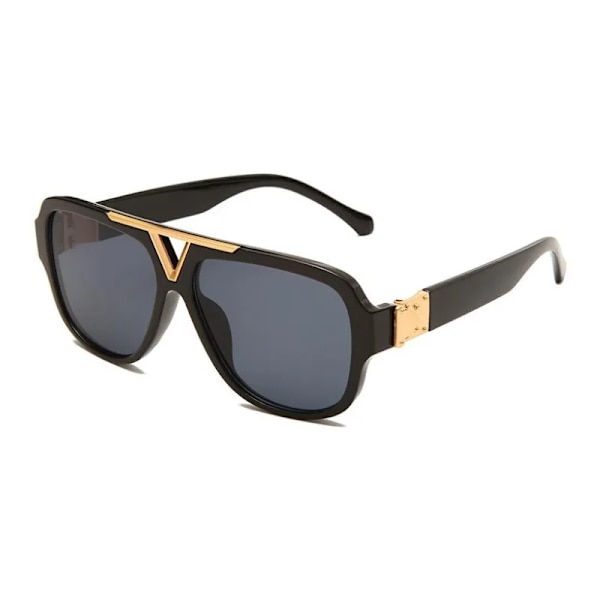 Lyxmode Herr Solglasögon Pilot Designer Båge 8 Färg Unisex Snygga Glasögon UV400 C05 Other