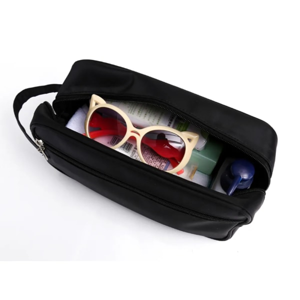 Män Kvinnor Resor Bärbar Toalettväska Tvättdusch Kosmetisk Makeup Organizer Unisex 2022 Nytt mode kosmetikväska Coffee