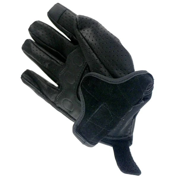 Herr Dam Racing Cykelhandske Cykelutrustning Motorcykelhandskar Läder Pekskärm Sommar Vante Halvfinger Men Perforated M