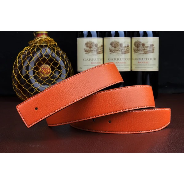 Nytt Lyxmärke Bälten Herr Högkvalitativ Nål Spänne Man Armband Äkta läder Midjeband Ceinture Herr Inget Spänne 3,8 cm H Bälte Camel 100cm
