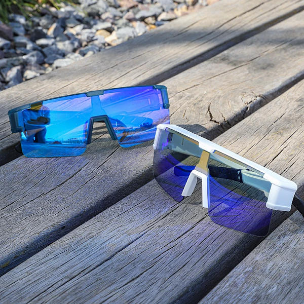 WEST BIKING Photochromic Myopic Fit Over Solglasögon Unisex Cykelglasögon Polariserade körglasögon UV400 Fiskecykelglasögon Clear x Polarized