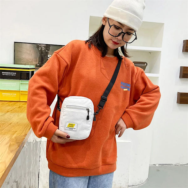 Kvinnmode Manchester Dragkedja Axelväska Crossbody Väska Höst Vinter Flerlagers Liten Mjuk Shopper Bag Billig Kvalitet Handväskor Yellow Canvas(.189)