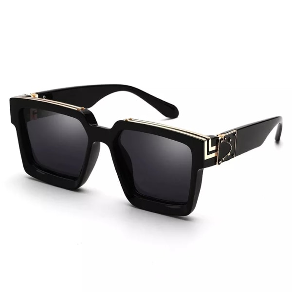 Nytt lyxvarumärke Designer fyrkantiga överdimensionerade solglasögon Herr Kvinnor 2022 Mode Tjocka Bågar Glasögon Herr UV400 Manlig Kändis C7 Leopard Frame As picture