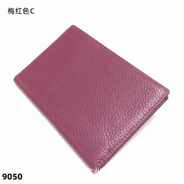Gravera bokstäver Läder Cover Anpassat namn Mjuk kohud Resepasshållare Kvinnor Män Gör-det-själv-present Passfodral Case wine red 1