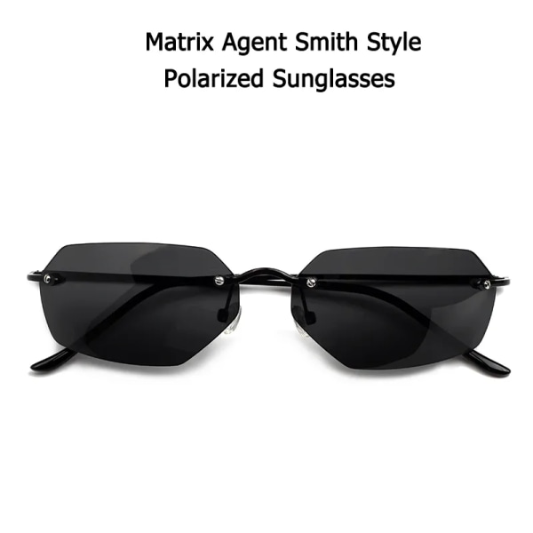 JackJad Vintage Classic The Matrix Agent Smith Style Polarized Solglasögon Herr Cool Nitar Brand Design Solglasögon Oculos De Sol Matrix Smith Style Polarized