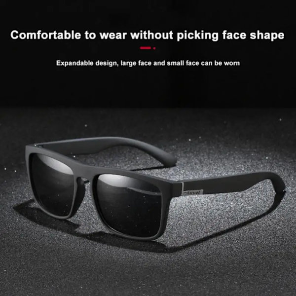 Solglasögon Man Mode Fyrkantig ram Retro Cykling Solglasögon Polariserade solglasögon Kvinnor Körning Fiske Glasögon Goggle UV400 04 Sunglasses