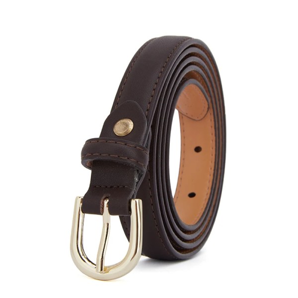 BISONDENIM 2022 New Fashion Classic äkta kohudsläderbälten för kvinna Lyxigt designermärke Bälte Automatiskt spänne B60230-1C one size