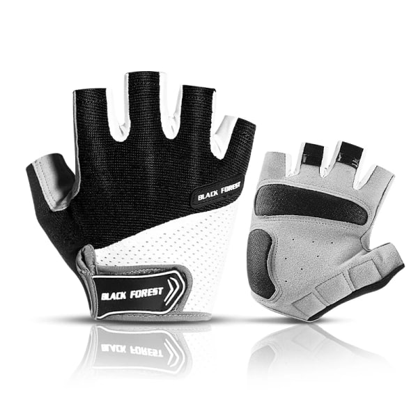 Cykelhandskar Herr Full Finger Touch Screen Cykel Anti-Silp Vante Stötsäker Andas utomhus MTB Cykel Ridutrustning Black2 M