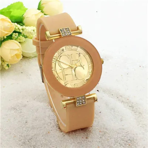 2020 Genève nytt märke av casual läder Quartz watch. Kristall watch. Relogio Feminino watch. bästsäljare. L88