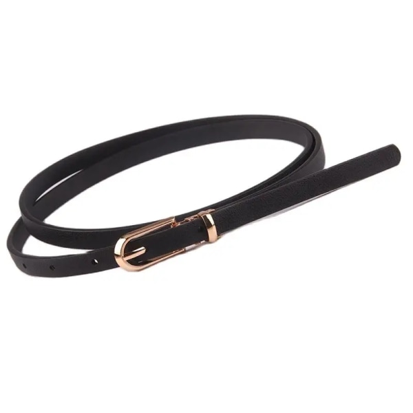 Dambälte konstläderbälten Godisfärg Tunt magert midjeband Justerbart bälte Damklänningsrem Mujer Cinto Feminino Type 6 108cm