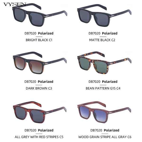 Fyrkantiga Lyxiga Polariserade Solglasögon Män Kvinnor 2022 Retro märkesdesigner Polar Solskydd Glasögon Man Nya Oculos De Sol Masculino C4 Leopard G15 With the box