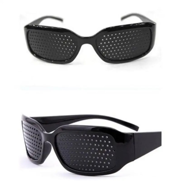 Nya Outdoor Sports Mi Nagelglasögon Synskydd Svarta Pinhole Perforerade Glasögon Litet hål Solglasögon Type 8003