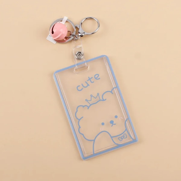 2022 Ny Kawaii hårdplast klar akryl Cover Case ärm Flicka Student-ID Namn Case g