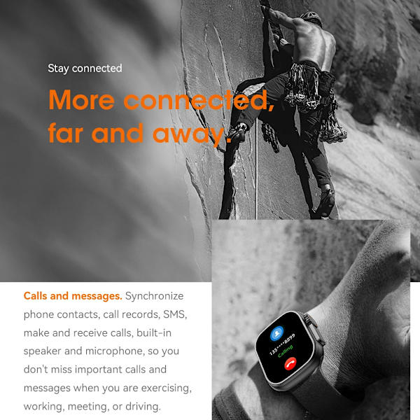 BYSL Ultra Smart Watch Series 8 Answer Call 1:1 49mm IP09 Ultra Smartwatch Sport Trådlös Laddning Herr Dam PK KD99 S8 W69 gold IP09 ULTRA