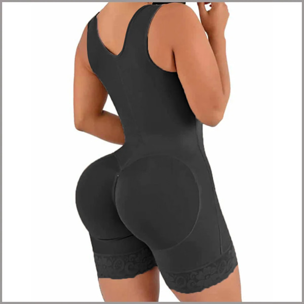 Postpartum gördel BBL Postoperativ Body Shapewear komprimerat stål Fajas Skims Korsett Bantning Body Shaper Plus Size Black 4XL