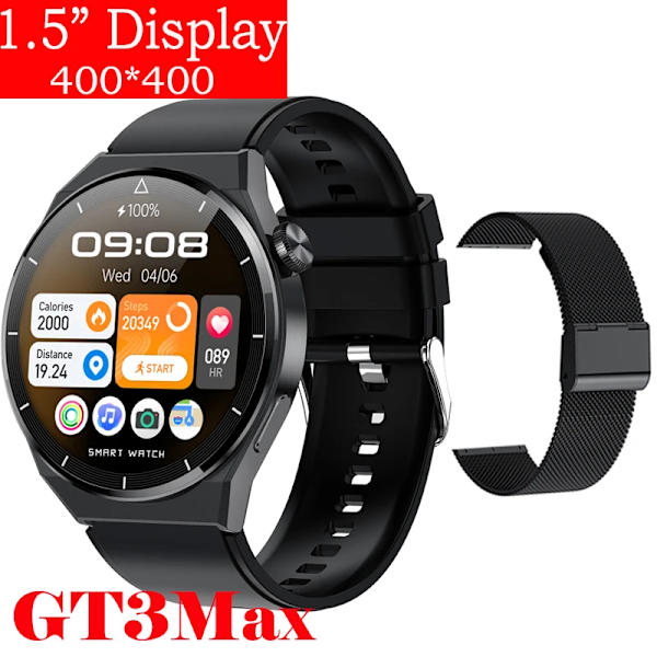 för Huawei Watch GT3 Smart Watch Herr Android Bluetooth Call IP68 Vattentät Blodtryck Fitness Tracker Smartwatch Dam Bl Si-Bl Me smart watch