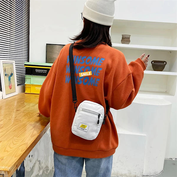 Kvinnmode Manchester Dragkedja Axelväska Crossbody Väska Höst Vinter Flerlagers Liten Mjuk Shopper Bag Billig Kvalitet Handväskor Yellow Canvas(.189)