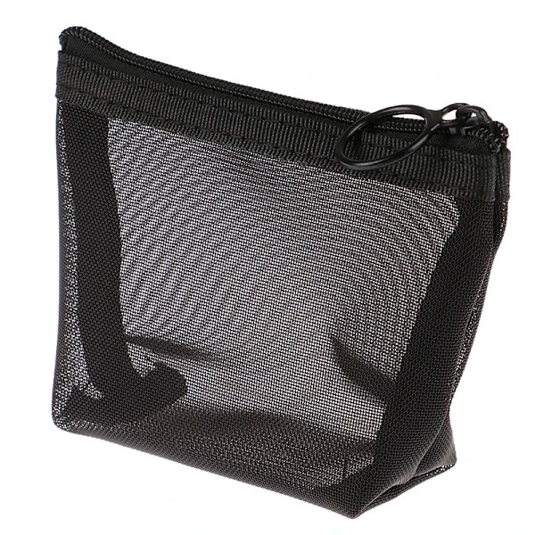 3 st/ set Casual Dragkedja Toalettartiklar Tvättväskor Smink Transparent Mesh Case Organizer Förvaringspåse Kvinnor Resekosmetikväska