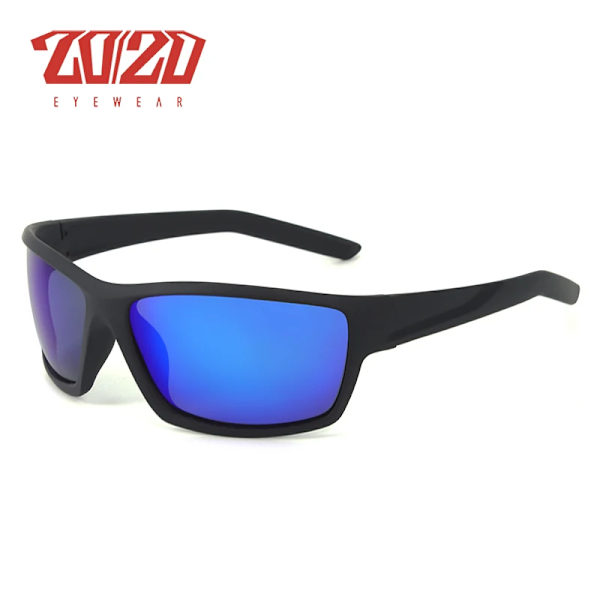 Polariserade glasögon Herr Dam Solglasögon Utomhussportglasögon Böjbåge Camping Vandring Glasögon UV400 Solglasögon PL84 C3 Matte Blue Polarized