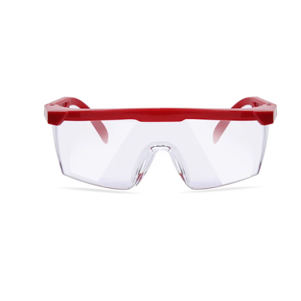 Glasögon Skyddande Vind- och Dammtät Laserglasögon Anti- Säkerhet Klar Anti-impact Factory Lab Utomhus Arbetsglasögon cykling Red