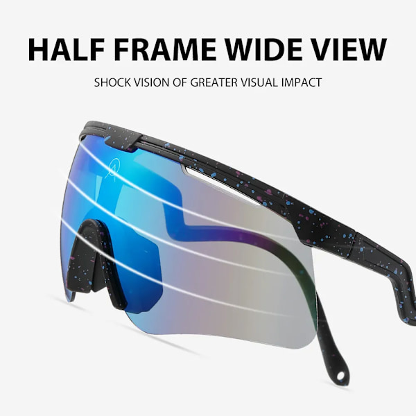 Albaoptics Cykelsolglasögon Herr UV400 Sportglasögon Cykel Cykelglasögon Alba Delta Kvinnor Man Alba Optics Outdoor Glasögon AD2