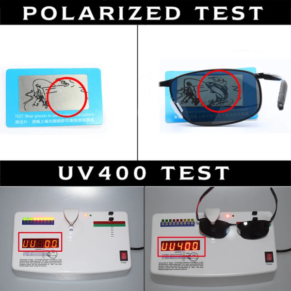 CoolPandas 2022 polariserade solglasögon Herr Märkesdesigner Liten lins Solglasögon Herr Solglasögon för körning gafas oculos de sol UV400 black-black Polarized lens