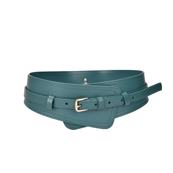 Kolädergördel Dam Lyx Designer Mode Trend Casual Accessoarer Gothic Pin Spänne Bälte Koreansk korsett Type 7 105CM