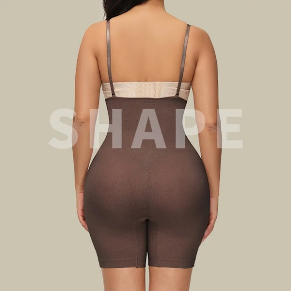 Bantningsslida Platt mage Kroppsformare Kvinna Push Up Butt Lifter Höftförminskande görlar Mage Tunn Body Magkontroll Apricot XL