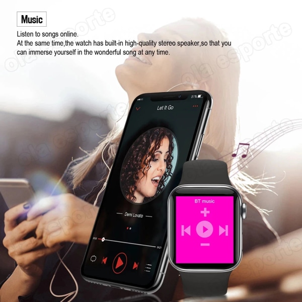 Ny T900 PRO MAX L Smart Watch Series 8 HD-skärm Custom Wall Bluetooth Call Voice Assistant Smart Watch 8 För IOS Android-telefon White