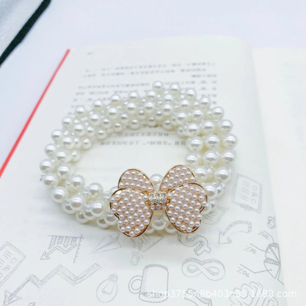 Trendig pärla midjekedja Dammode Rhinestone Elastisk klänning Midjeband Dam Designer tunna midjebälten Kläder Accessoarer Type 11 115cm