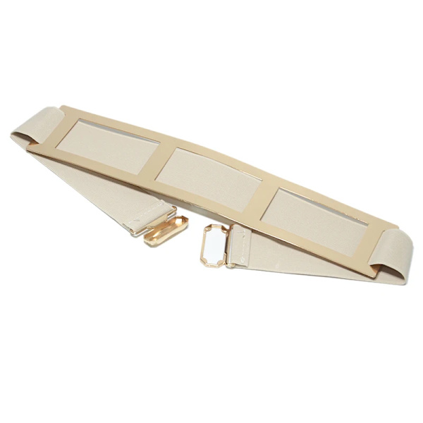 Kvinnors brett bälte dam guld designer elastiskt band med klänning jacka Dam lyxiga bälte tillbehör brett bälte x279 272-Red One Size
