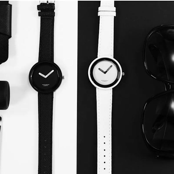 Enkelt mode watch Toppmärke damklockor Läderklockor för kvinnor Ung flickklocka Watch reloj mujer zegarek damski White