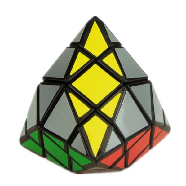 Diansheng 4-hörn Magic Cube 4 Corner Speed ​​Puzzle Cubes Pedagogisk leksak Brain Teaser Twisty Puzzle cubo magico Toy Black