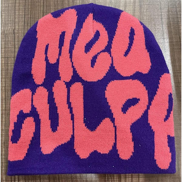 Mea Culpa Beanies för Män och Kvinnor - Kvalitetsmössa, Varm, Kpop-Mode, Hundra TakeCap Ins, Ny Net Red Design Meaculpa Beanie lvhei One Size