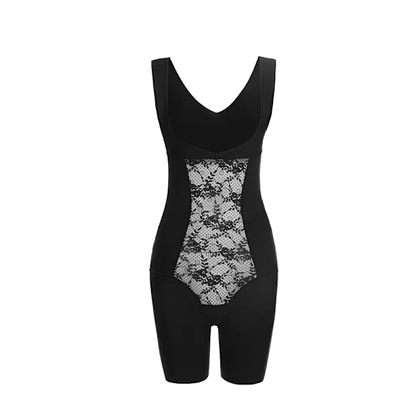 Slimmad kroppsformare för kvinnor Kvinnor Helkroppsformare Butt Lifter Bodysuit Midja Shaper Shapewear Postpartum Recovery Slimming Shaper Black M