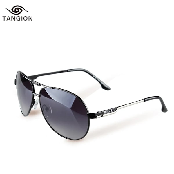 2023 New Fashion Style Solglasögon Herr Märke Designer Oculos Gafas Mujer Legering Solglasögon Gentleman Herr Glasögon 6145A 6140 13-01 Black