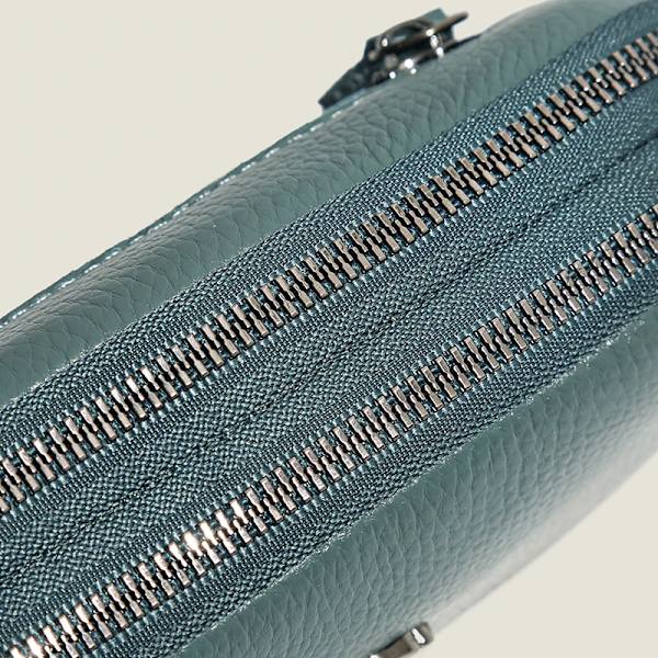 Äkta läderväska Lyxiga handväskor för kvinnor Kvinnor Kvinnliga telefonväskor Axelväska Crossbody Messenger Pack Auburn 19cm6cm13cm