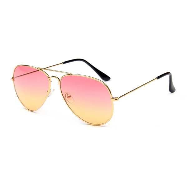 Klassiska Retro Pilot Ocean Goggles Solglasögon För Kvinnor Män Unisex Metall Röda Solglasögon Sommarkörning 3025 Glasögonskydd C8 As Show
