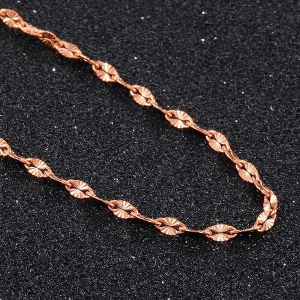 Hot-Sälja rostfritt stål Dam Halsband Personliga modesmycken kan vara Gold 65cm Length