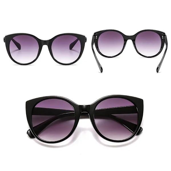 Lyxiga Cat Eye Solglasögon Dam Oversized Gradient Glasögon Retro Blue Leopard Shades lunette de soleil femme C8 leopard clear AS SHOW