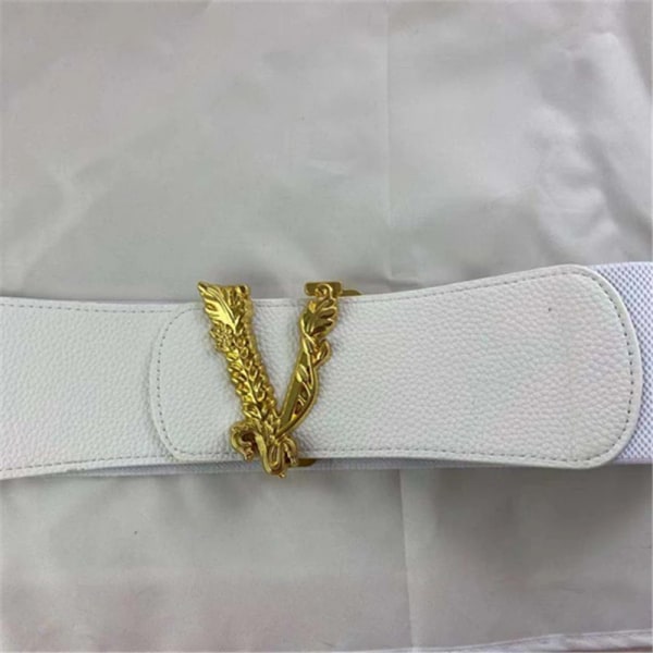 Heta Designer Dam Bälten för Kvinna Guld Silver Märke Bälte Klassiskt Elastiskt Ceinture Femme Bälte Dam Kläder Accessoar Klänning Bälte Width 2 cm Golden 115CM