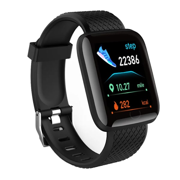 D20 Y68 Smart Watch Bluetooth Svara samtal Sport Fitness Tracker Custom Dial Smartwatch Män Kvinnor betygsätt blodtryck PK D13 D18 D13 black