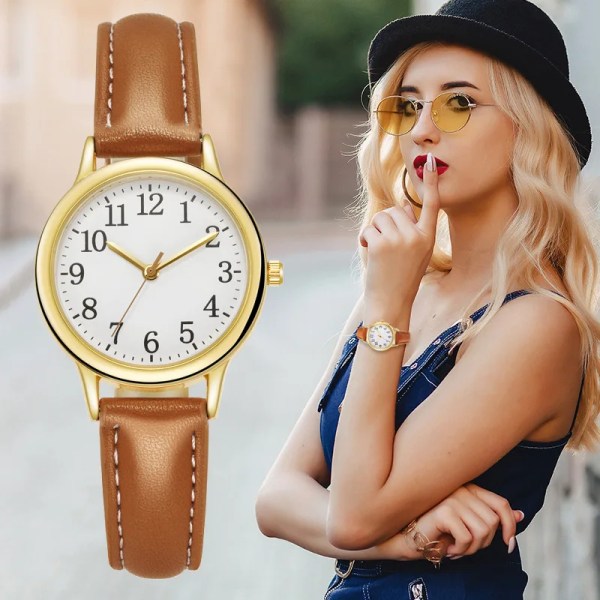Kvinnor Lyx Watch Dammode Urtavla i rostfritt stål Casual Armbandsklocka Watch Kvinnliga klockor A04