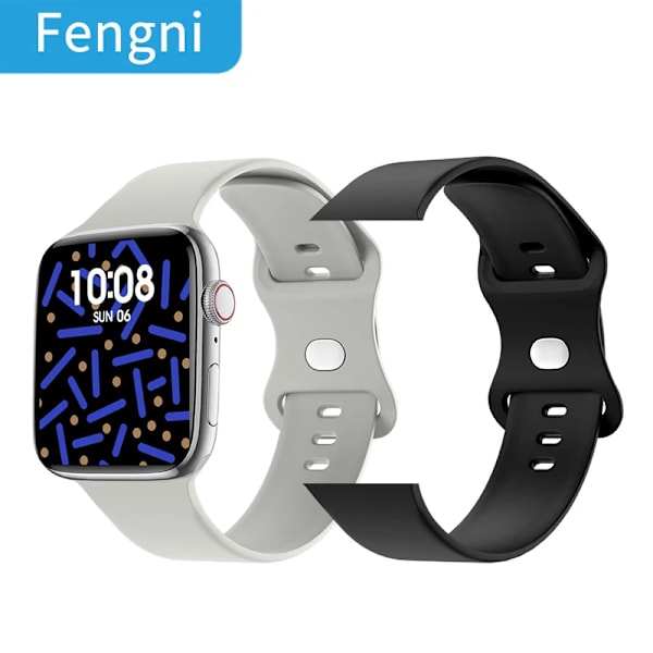 NFC Smart Watch Dörr åtkomstkontroll Låsa upp Smartwatch Herr Dam Fitness Armband Bluetooth Samtal Hjärtfrekvensdetektering With Silicone Strap(.278)
