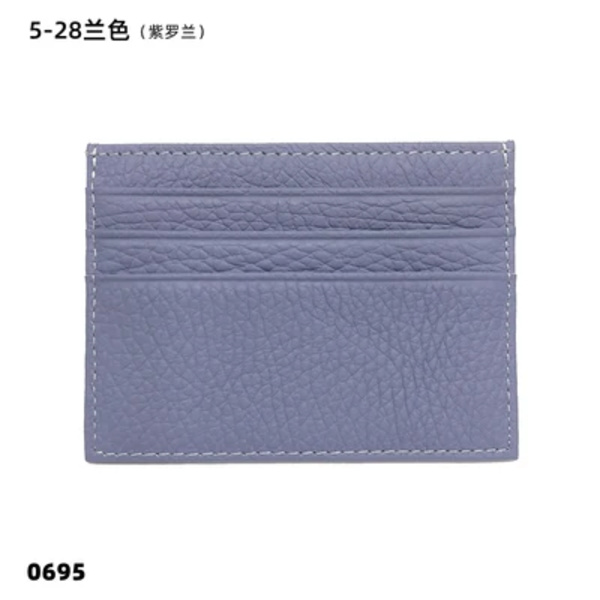 Kreditkortshållare i läder Custom Initial Holder Personlig Initial Slim Wallet Monogram Namn Plånbok Korthållare DIY Christmas violet