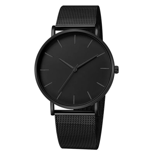 Mode Reloj Mujer Quartz Watch Simple Montre Femme Dam Mesh Armband i rostfritt stål Casual Watch Metall Timmar Relogio 1635A-A-A