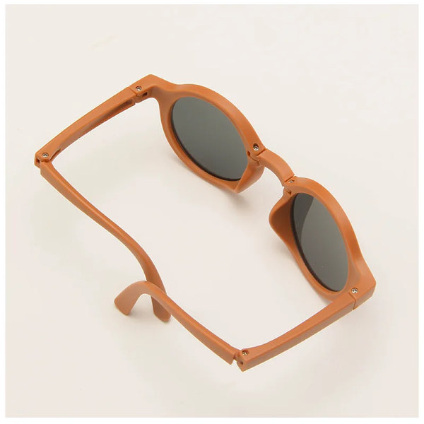 Classic Ins Vikbara solglasögon Barn Märkesdesigner Rosa Rund Ram Solglasögon Flickor Pojkar Lentes UV400 GAFAS Sol Mujer c5 1-8 years old