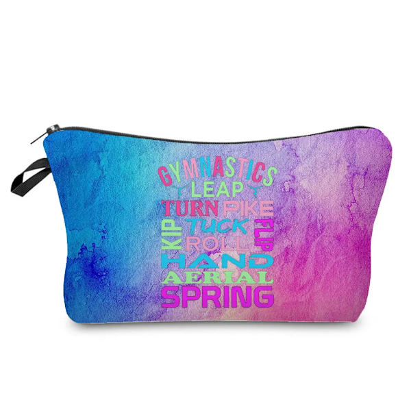 Sminkväska Mode Skollärare Gåva Rytmisk print Kosmetisk väska Originaldesign Kvinnlig Resetoalettartiklar Organizer hz6630 Cosmetic Bag