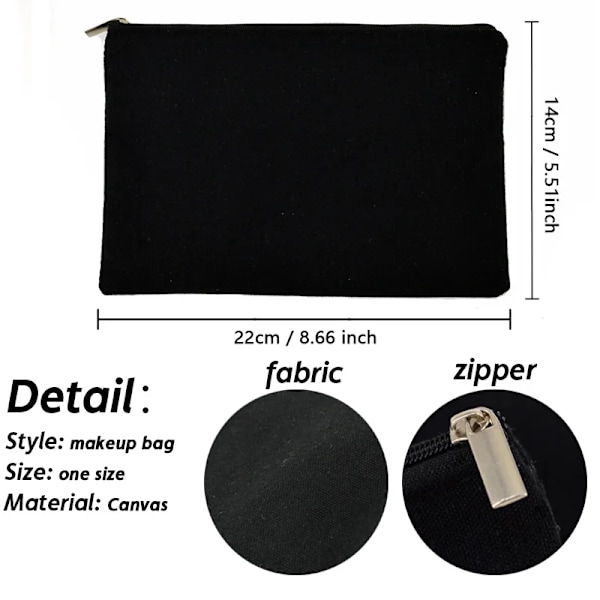 Yo Soy Profesor Cual Es Tu Superpoder Spansk Rese Sminkväska Organizer Presenter Sminkväskor Lärare Canvas Penna Förvaringspåse W01322-TBBK-D