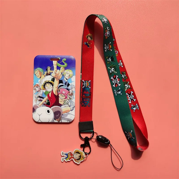 Barn Tecknad Plast Anime ID-korthållare Cool Modemärke Glidande Arbete Namnbricka Busslina Kort Hållare för lanyard card holder(.1848)